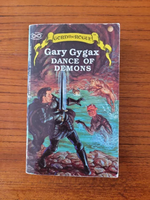 Dance of Demons, Gord the Rogue by Gary Gygax, 1988 First US Edition.