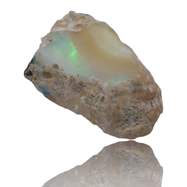 10.90 Cts Ópalo De Fuego Welo Etiópe Natural Piedras Preciosas En Bruto...