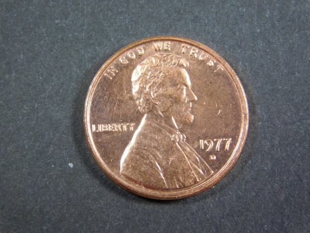 USA 1977 D Lincoln Wheat Cent Penny