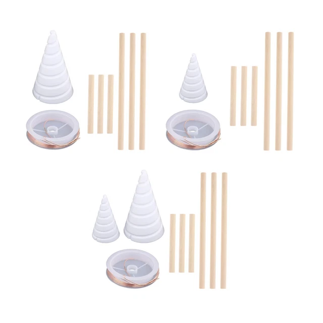 Bagues Réglables FINGERINSPIRE - Lot De 6 Pierres Naturelles, Fil Doré