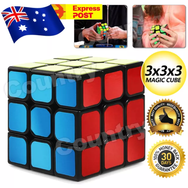 Sydney Stock Magic Cube 3x3x3 Super Smooth Fast Speed Puzzle