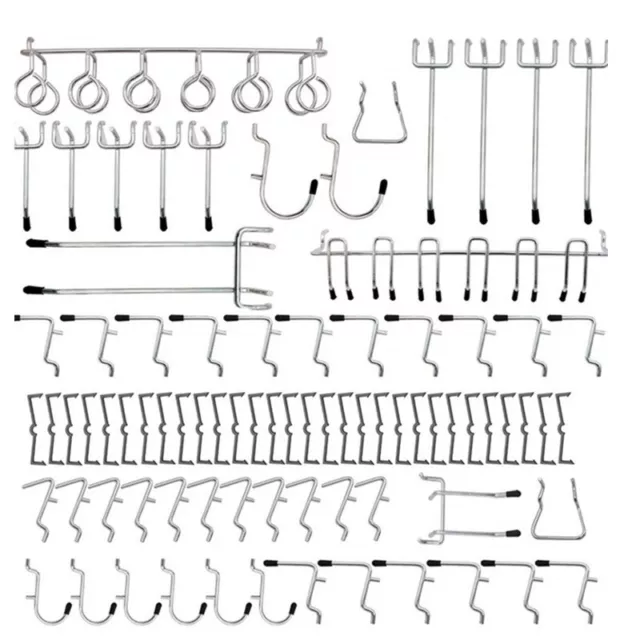 Silber Steckbretthaken Ausrüstung Boutiquen Heavy Duty Peg Organizer Praktisch