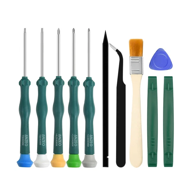 Cleaning Repair Tool Kit for PS4 PS5, Screwdriver Set with TR9 Torx Security Sc