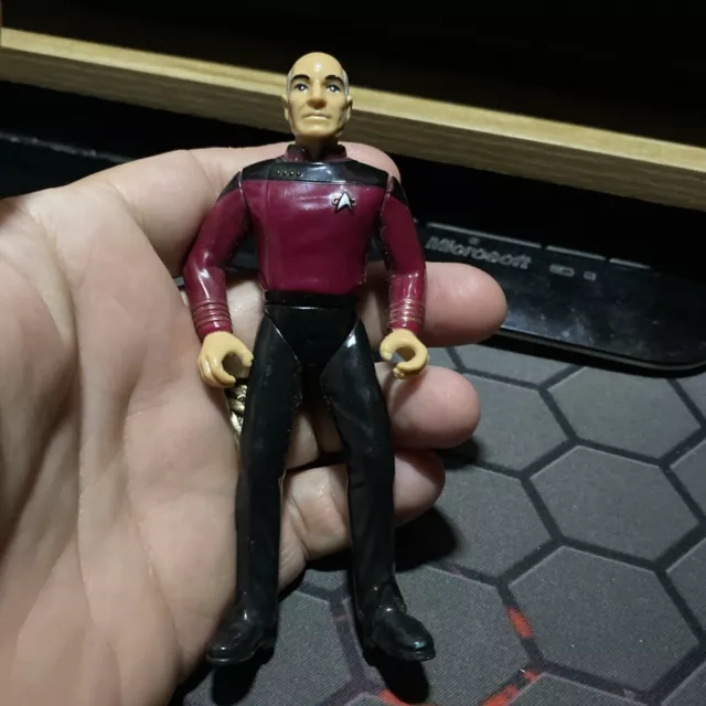Modellino vintage 1994 Star Trek The Next Generation Playmates Captain Picard
