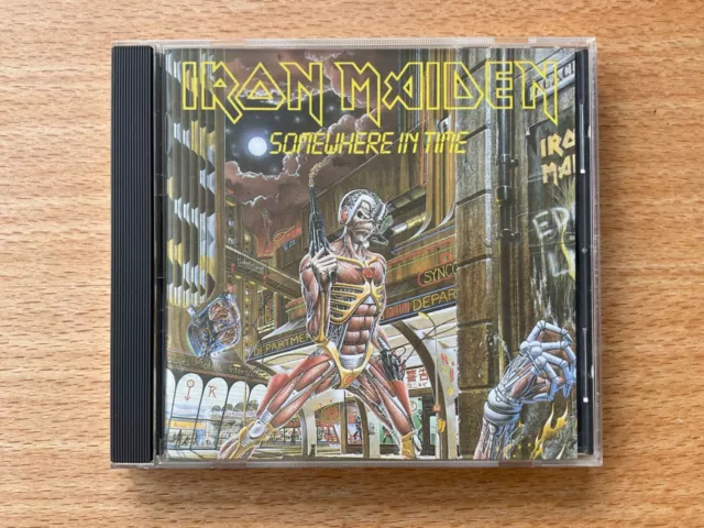 CD Iron Maiden - Somewhere in time, 1st press 1986, Made in Holland s.g. Zustand