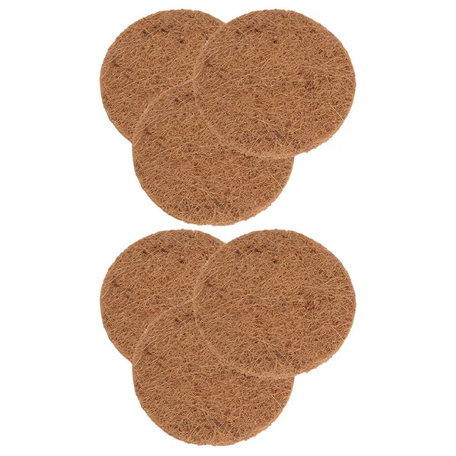 6pcs bird nest mats coconut fiber natural mat pigeon nidification mat pigeons