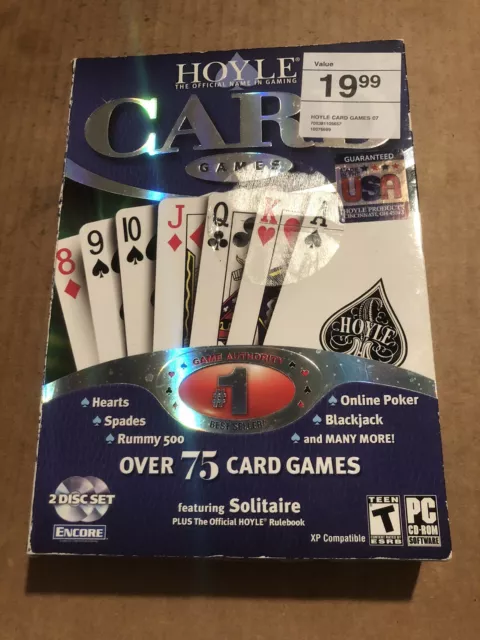 hoyle card games Over 75 Card Games pc 2006 Encore Pre-owned