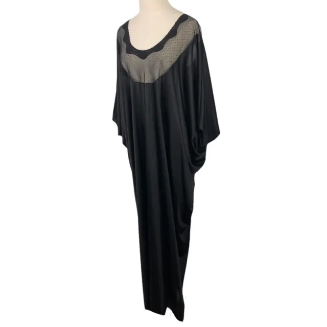 VINTAGE 1970S BLANCHE Ralph Montenero Kaftan Nightgown Robe One Size ...