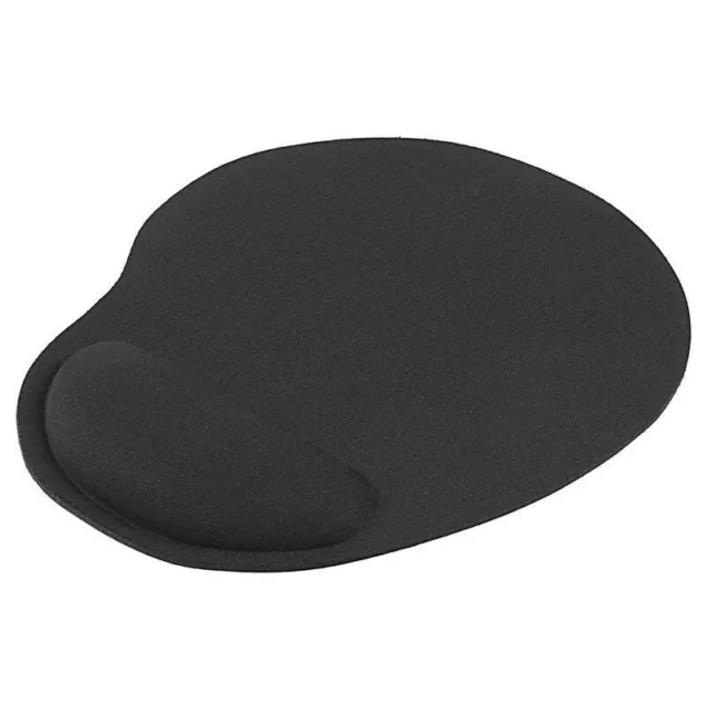 Soft Comfort Wrist Gel Rest Support Mat Mouse Mice Pad Computer PC Laptop Black