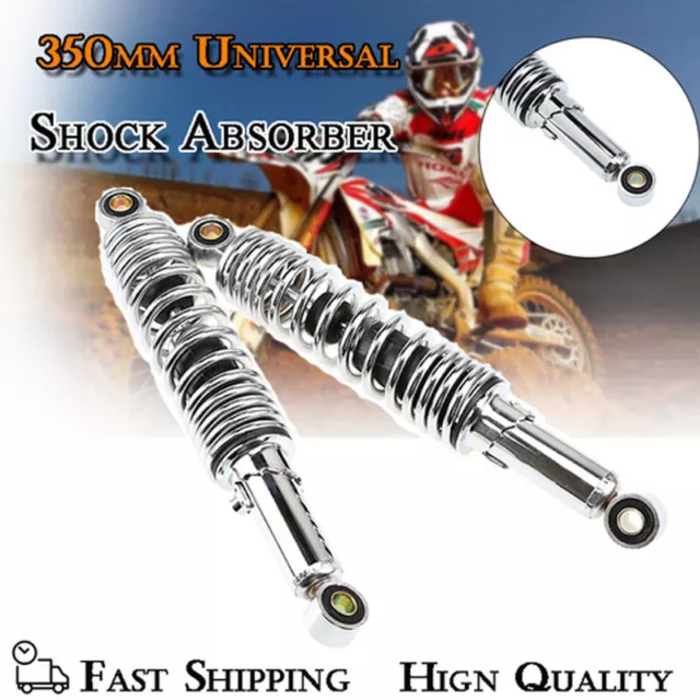 1 Pair 320mm/12.6'' Rear ATV Shock Absorbers Universal For Motorcycle