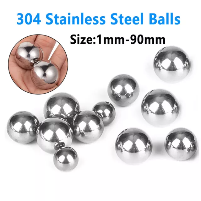304 Stainless Steel Olid Precision Small Steel Ball ,Bearing Balls Dia 1mm-90mm