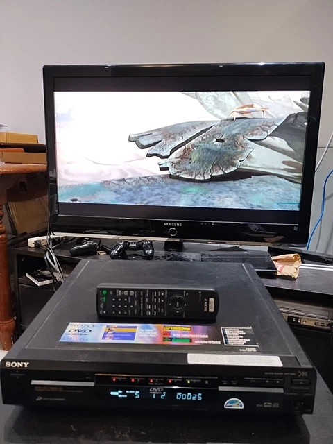 SONY DVP-C660 DVD/CD Carousel 5 Disc Changer Player W/ Original Remote ...