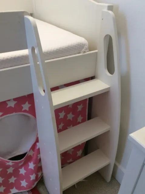 Child's Bed: Stompa ‘Uno S Midsleeper,’ including tent with pink stars (Age 6+) 3