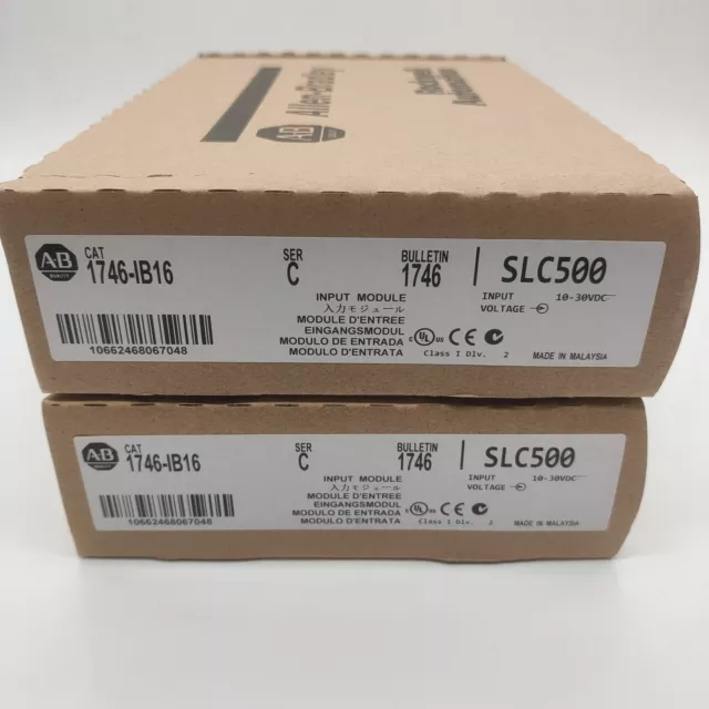 Allen Bradley New AB 1746-IB16 SER C SLC 500 Digital Input Module PLC 1746IB16