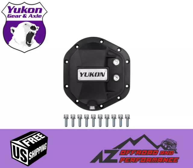 Yukon Hardcore Anteriore Dana 44 Differenziale Cover per Jeep Wrangler JK Jku