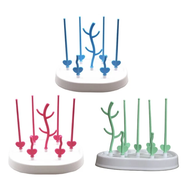 Baby Bottle Drying Rack Antibiotic Drainer Dryer Rack Shelf Feeding Holder Stand Health Safe Drain Bottles Rack I2884420544