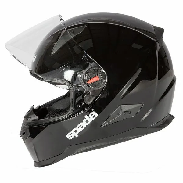 Spada RP900 Intégral Casque Moto Couvercle - Uni Noir Brillant