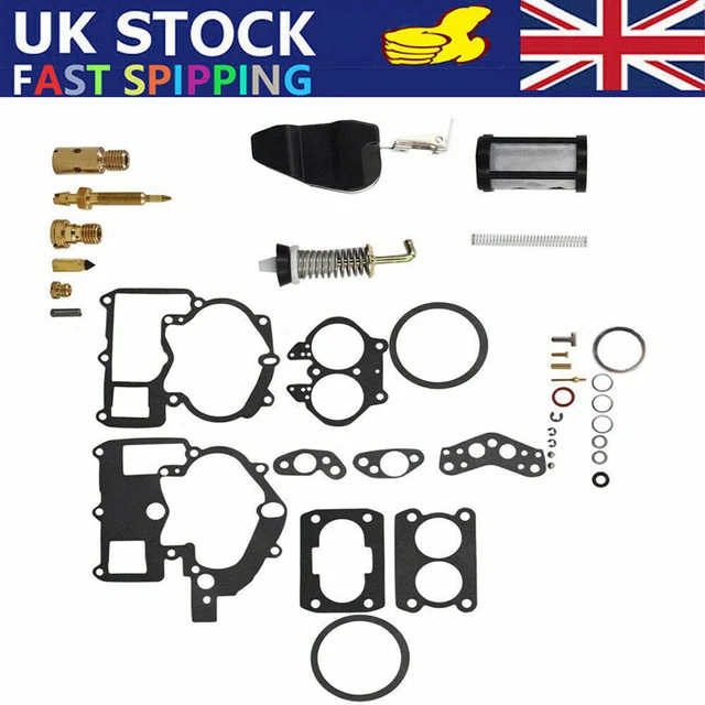 CARBURETOR CARB REPAIR Kit Set For Mercruiser 3.0L/4.3L/5.0L/5.7L 3302