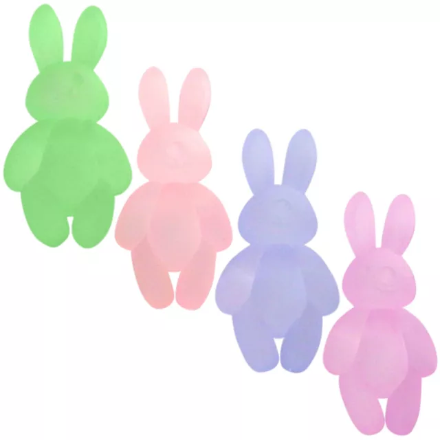 4 Pcs Resin Bunny Decoration Fairy Party Supplies Mini Toys