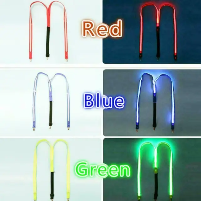 Light Up Men's LED Suspenders/Bowtie Perfect For Music Sale Costume HOTS