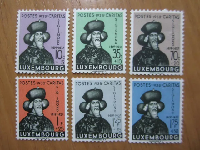 Beaux Timbres Du Luxembourg N° 306 - 311 Neufs Sans Charniere  Sigismond