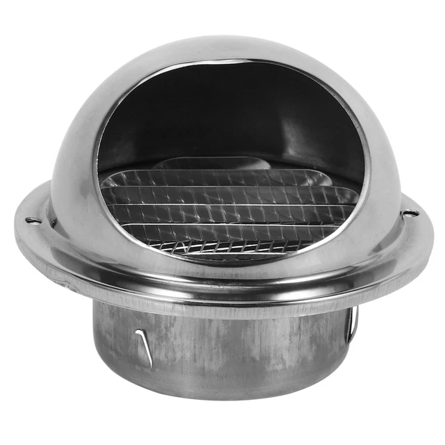 STAINLESS STEEL VENTILATION Wall Air Vent Exhaust Extractor Ducting ...