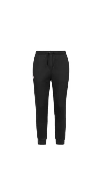 Pantalone di tuta K-way in cotone da uomo, 2 tasche con zip, colore Nero mode...