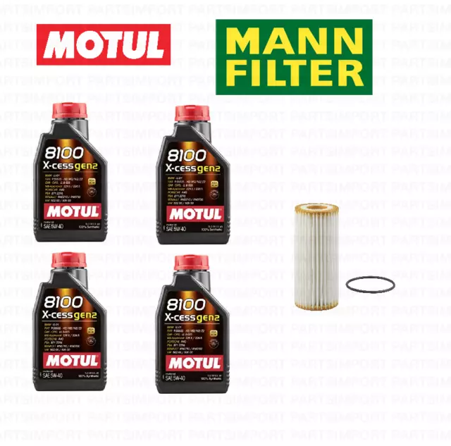 Engine Oil (4L) + oil FILTER MOTUL / MANN FILTER for VW BEETLE