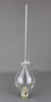 Ampolla Medica da laboratorio da 250 ml Vintage D'epoca in vetro soffiato Lunga