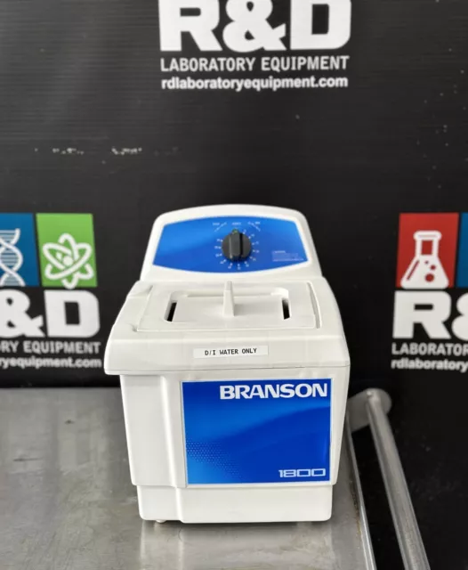 Branson M1800 Ultrasonic Cleaner w/ Machanical Timer .5 Gal 120v FULLY TESTED