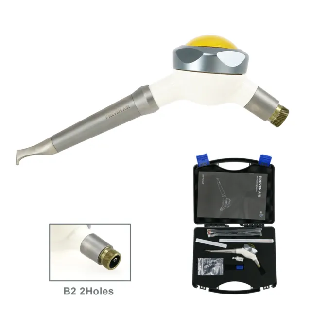 Dental Preven Air Flow Teeth Polishing Handpiece Hygiene Jet Prophy B2 2Holes