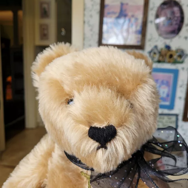 Large Limited Edition Blond Mohair Hermann Teddy Originals Teddy Bear 18in EUC