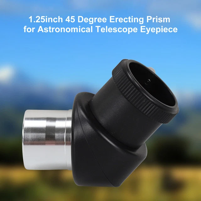 1.25inch 45 Degree Diagonal Adapter Prism For Astronomical Telescope Wide
