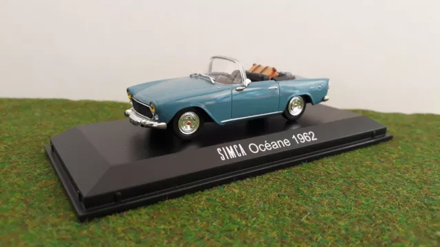 SIMCA ARONDE OCEANE 1962 cabriolet bleue 1/43 NOREV voiture miniature collection