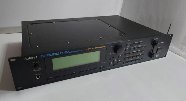 Roland JV-2080 64 Voice Synthesizer Rack Mount MIDI Module Function Tested Rare