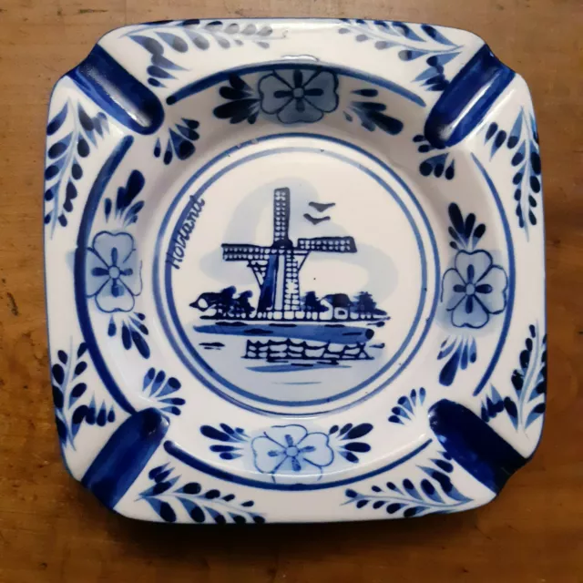 Delft Blue Holland Hand Painted Designed by TS Cendrier