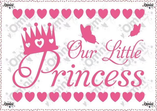 Prince or Princess Baby Sticker, Vinyl Decals, Wall Art, Nursery, Kids Room