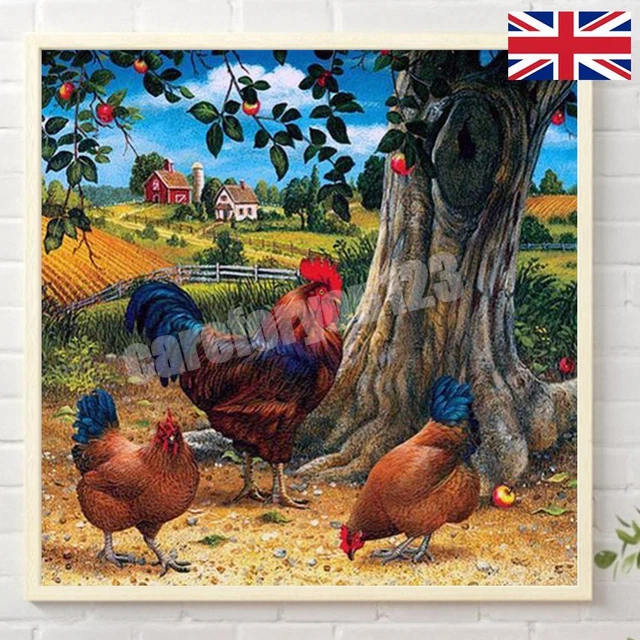 Kit per pittura a mosaico 5D per adulti e bambini, Awesocrafts Santa