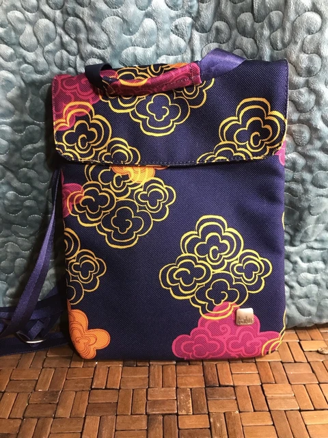 Haiku Cyclepet crossbody bag For Tablet Or ipad, Floral Pattern.