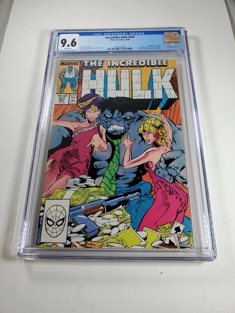 Incredible Hulk 347 CGC 9.6 NM+ Marvel Comics 1st App Joe Fixit & Marlo Chandler