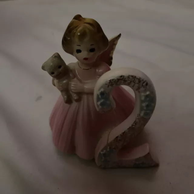 Vintage Josef Originals #2 ~ Birthday Doll Angel Porcelain Figurine