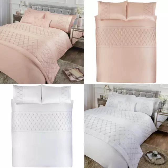 Grey Duvet Covers Charleston Embellished Glitter Sparkle Bling Bedding Sets