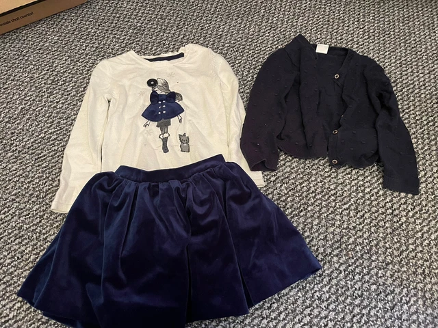 Pacchetto vestiti per ragazze età enorme 2-3 anni Disney Next M&S Gap Jojo mamma bambina 2