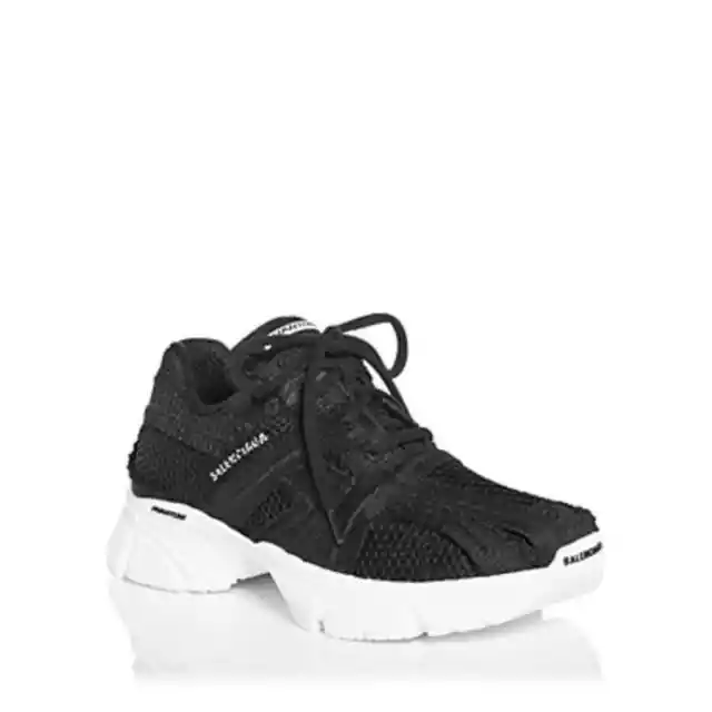 Balenciaga Women's Phantom Low top Sneakers Noir/Ecru, EUR 41 US 11