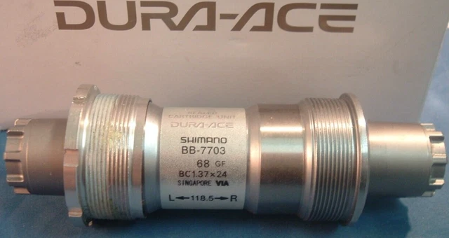 Jeu De Pédalier Shimano Dura Ace BB-7703 – Cartouche Octalink V1, 118.5mm, ITA (Neuf)