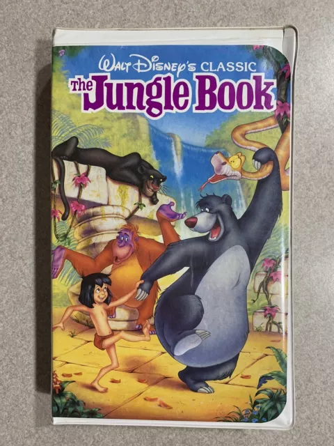 Walt Disneys Classic The Jungle Book (1967) (VHS, 1992) Black Diamond Clamshell