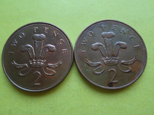 2 Pence United Kingdom 2001 Error.