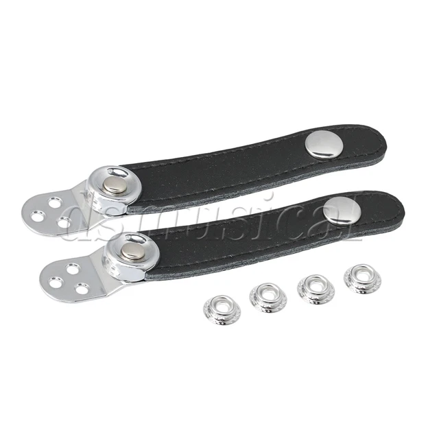 Leather Accordion Bellows Straps with 4 Buckle for Accordion Fixation