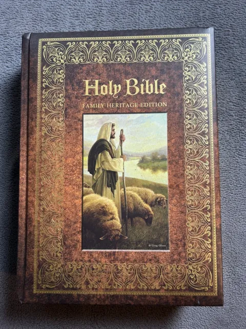 HOLY BIBLE: KING JAMES VERSION, FAMILY HERITAGE EDITION - Hardcover KJV