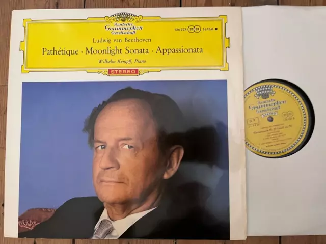 136 227 Beethoven Pathetique Moonlight Sonata Wilhelm Kempff TULIP